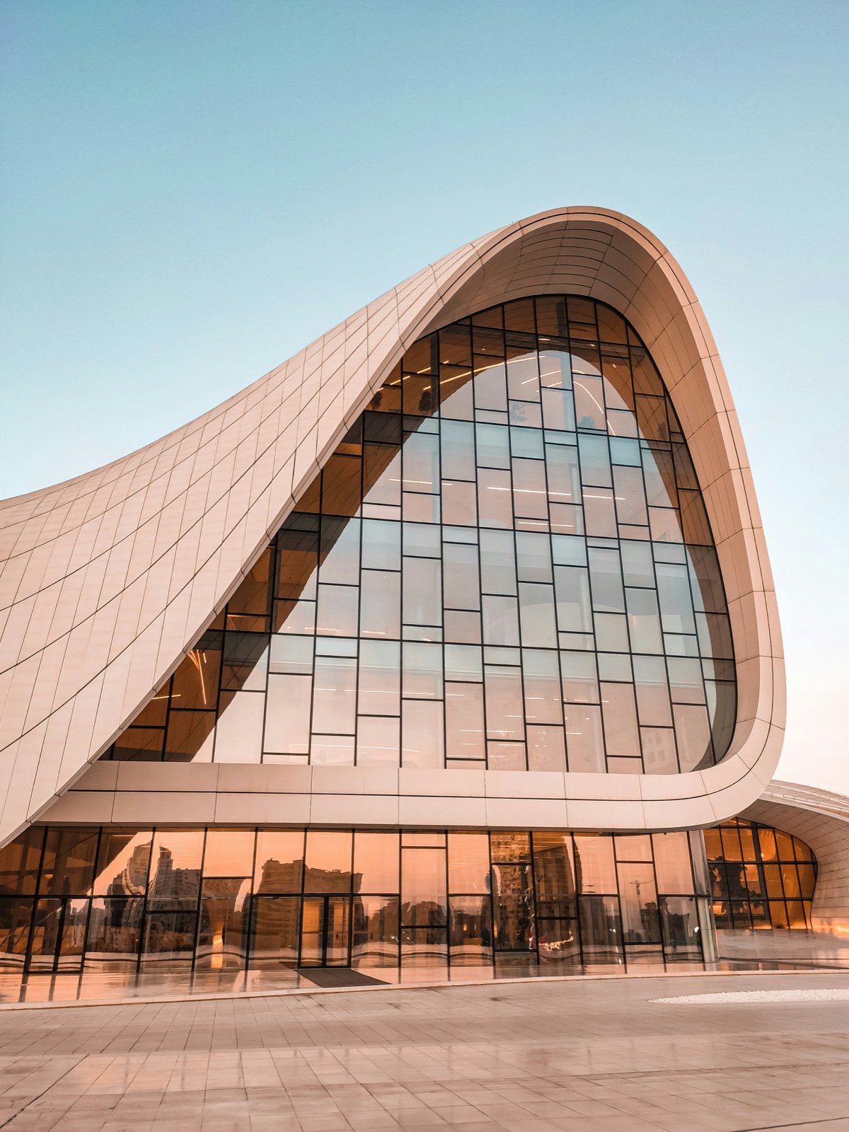 Copper-clad civic building